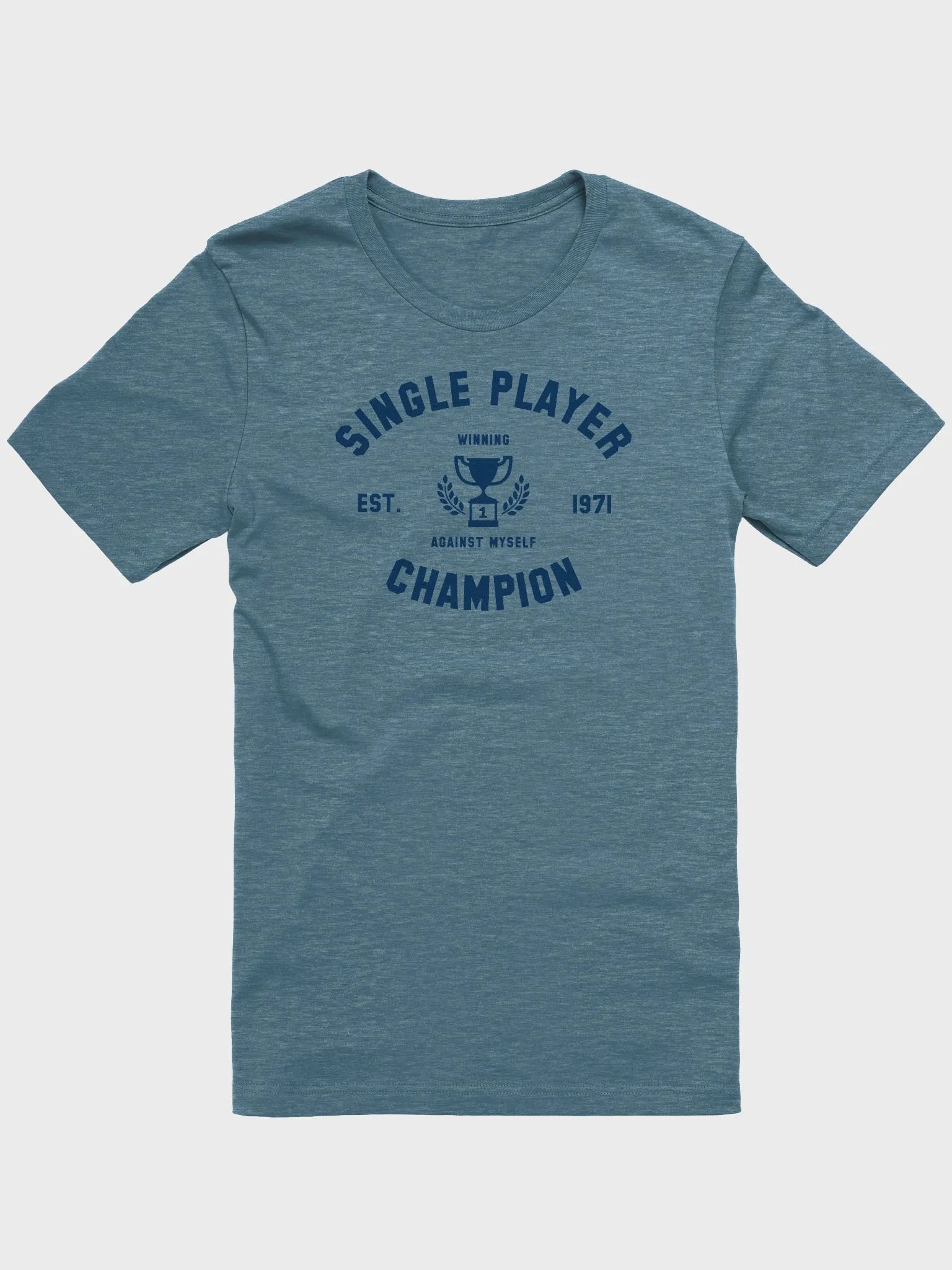 Retro Gaming T-Shirt - Single Player Champion Gamer Tee for Men & Women product image (1)