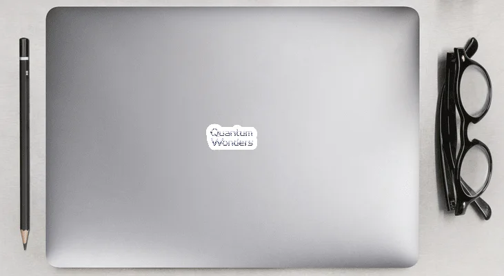 Quantum Wonders Die-Cut Sticker product image (2)
