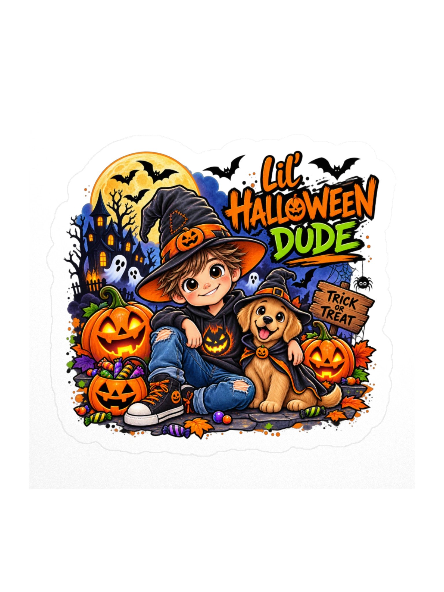 Lil Halloween Dude Sticker product image (1)