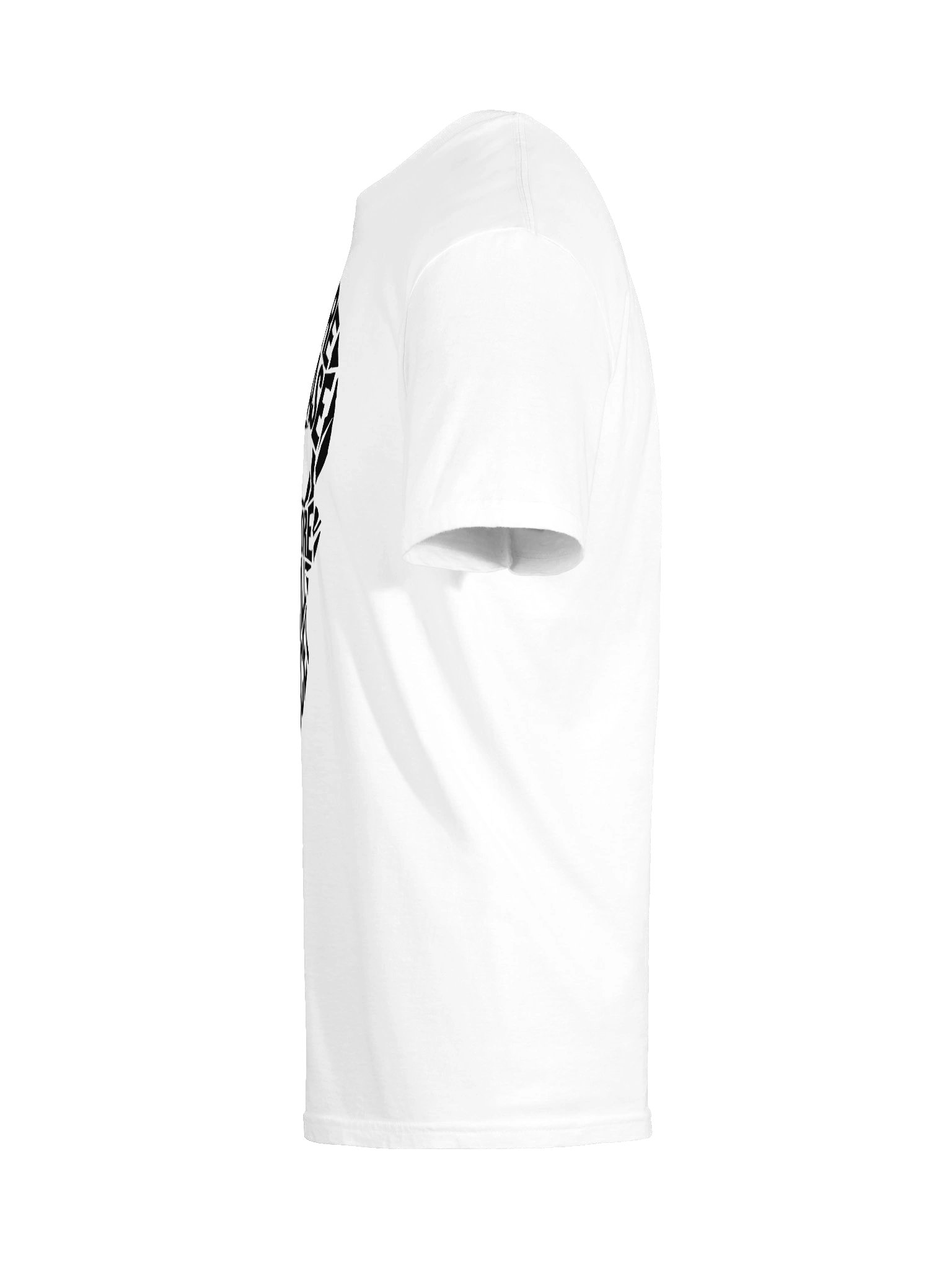 THE MORE YOU ERASE SKULL Graphic T-Shirt Black on White product image (9)