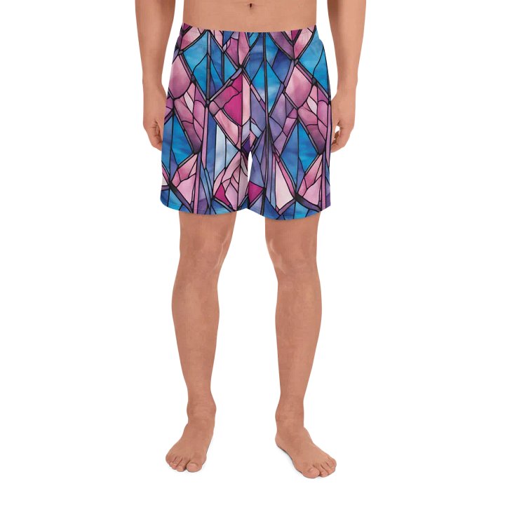 Geometric Glass Mosaic Athletic Shorts product image (2)