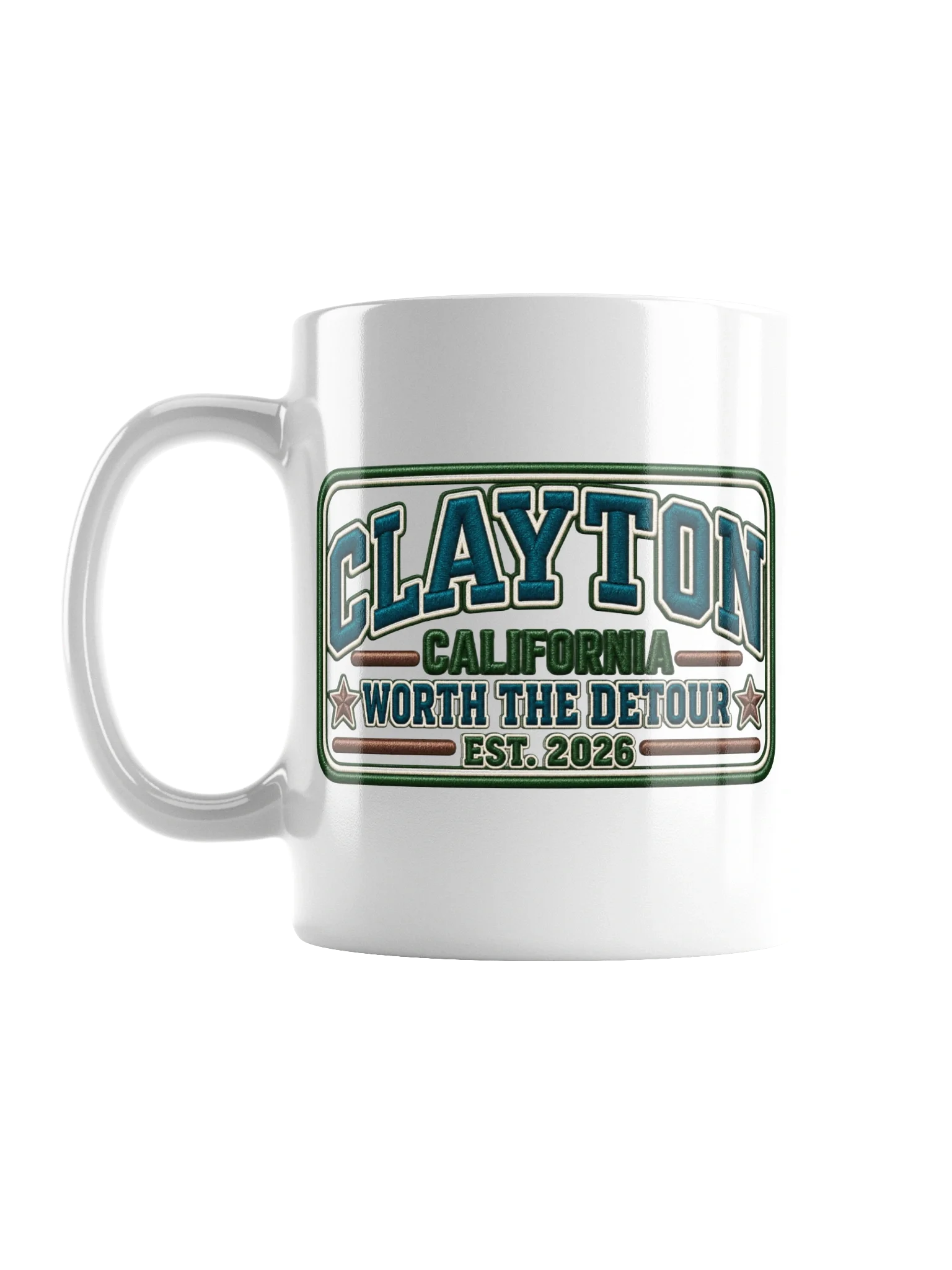 Clayton Worth the Detour Classic Mug