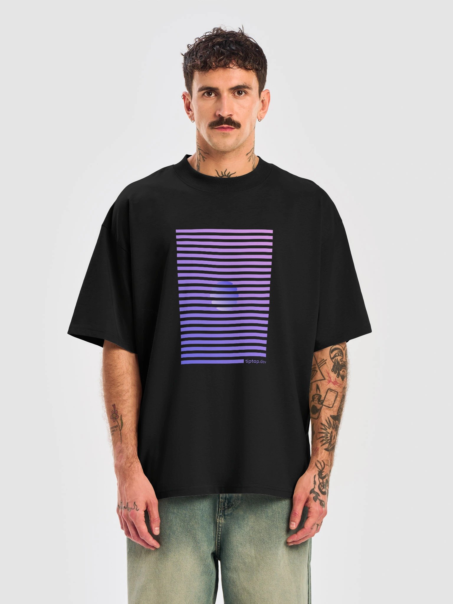 Scanlines T-Shirt – Oversized Fit product image (2)