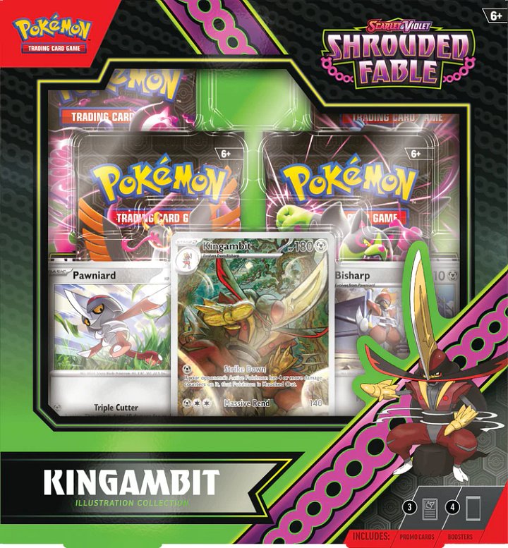 Pokemon TCG: Shrouded Fable Kingambit Illustration Collection Box product image (1)