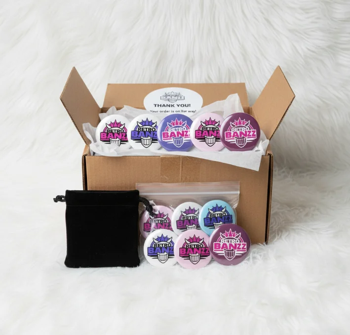 Retro Pins (Set Of 5) product image (1)