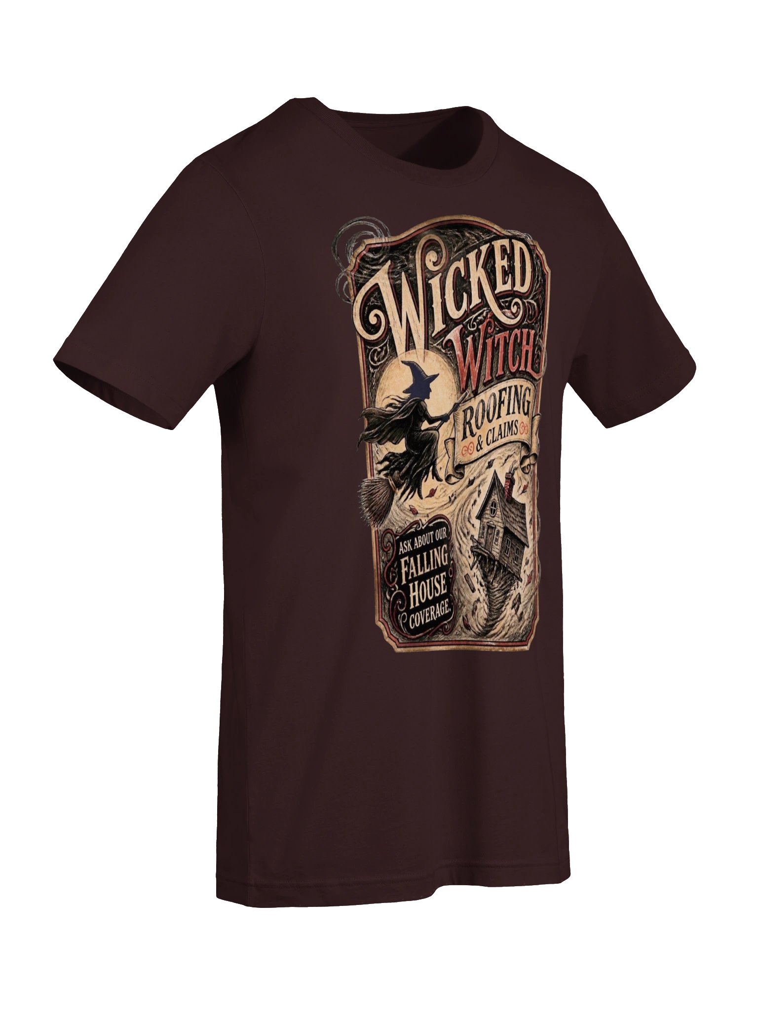 Wicked Witch Roofing & Claims Oz Shirt, Funny Vintage Poster Graphic product image (36)