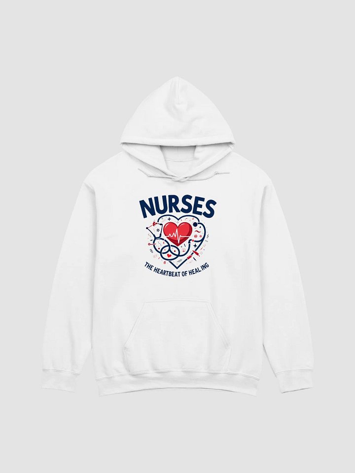Heartbeat, Healing, stethoscope, nurses Hoodie product image (3)