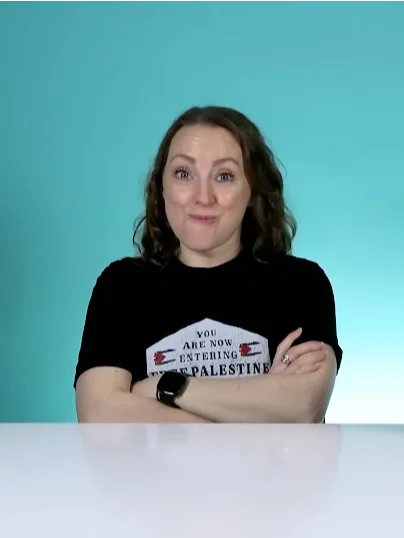 You Are Now Entering Free Palestine Classic T-Shirt [Fundraiser] product image (3)