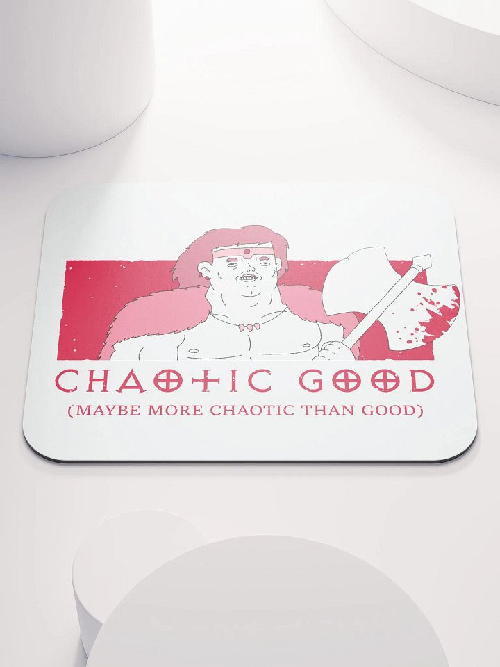 CHAOTIC GOOD BARBARIAN - Mouse Pad product image (1)