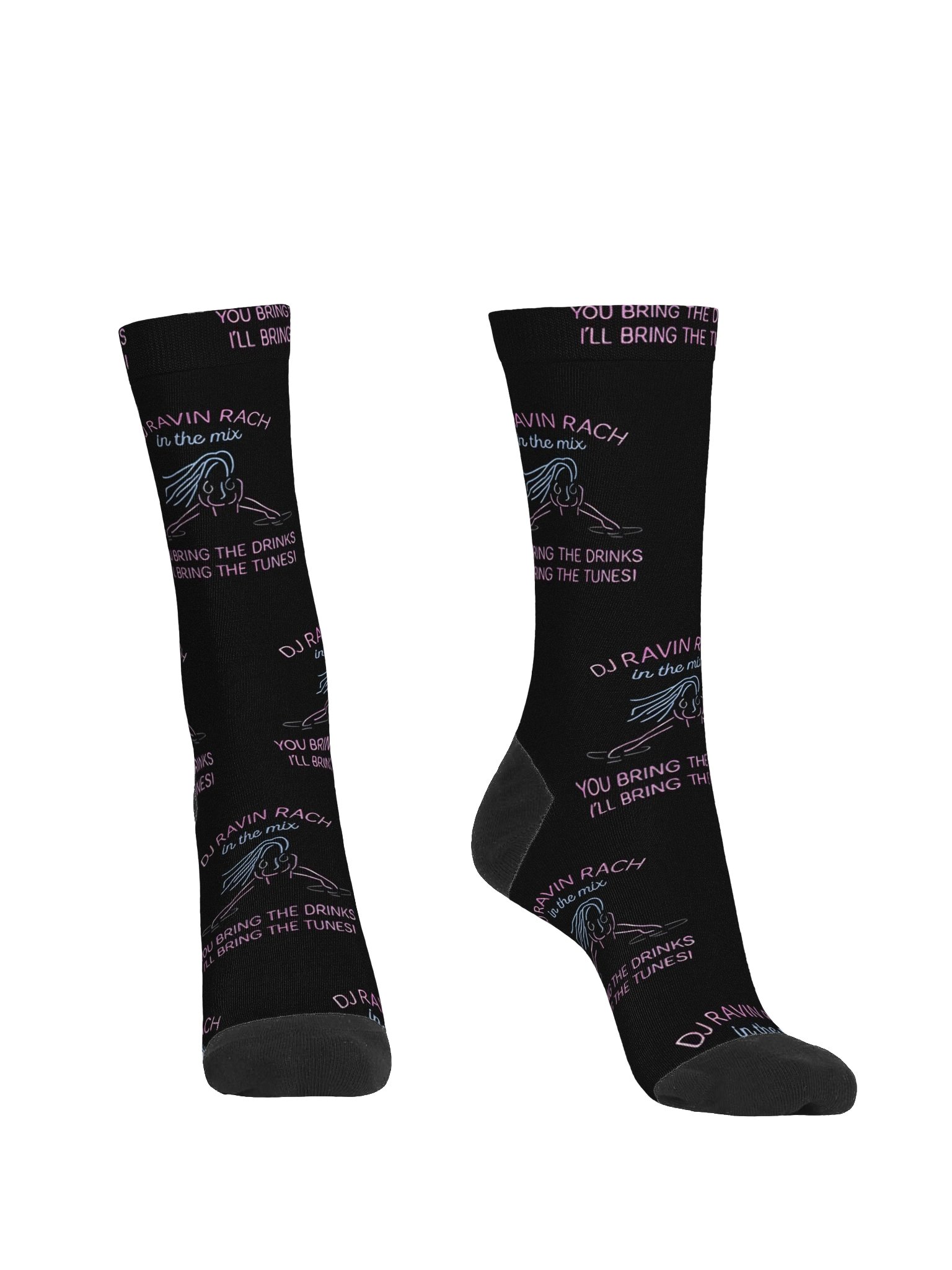 DJ Ravin Rach In The Mix Socks product image (2)