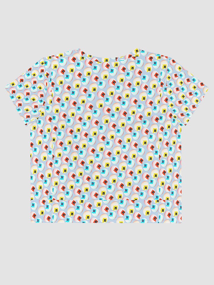 AIBALL All-Over Print Crop Tee (White) product image (2)