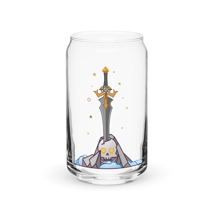 Sword in the Skull - Argent Variation - Can Glass product image (1)