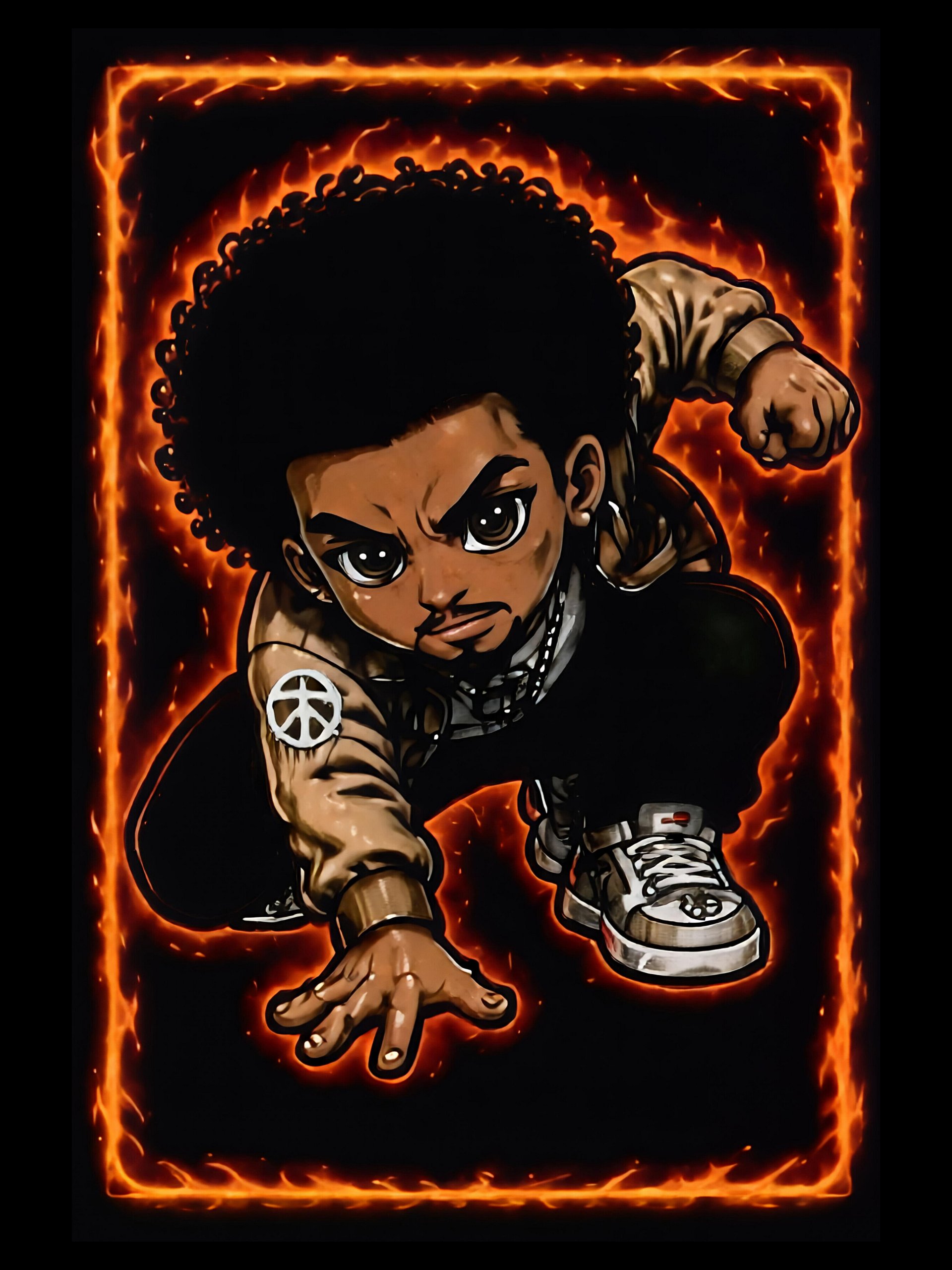 Chibi LUCAS RAMON ORANGE Aura Wallpaper product image (1)