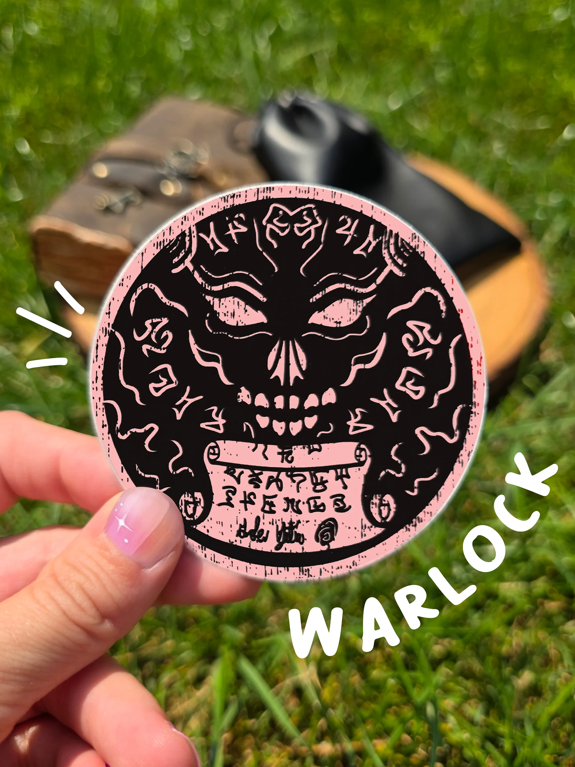 Warlock DND Sticker product image (1)