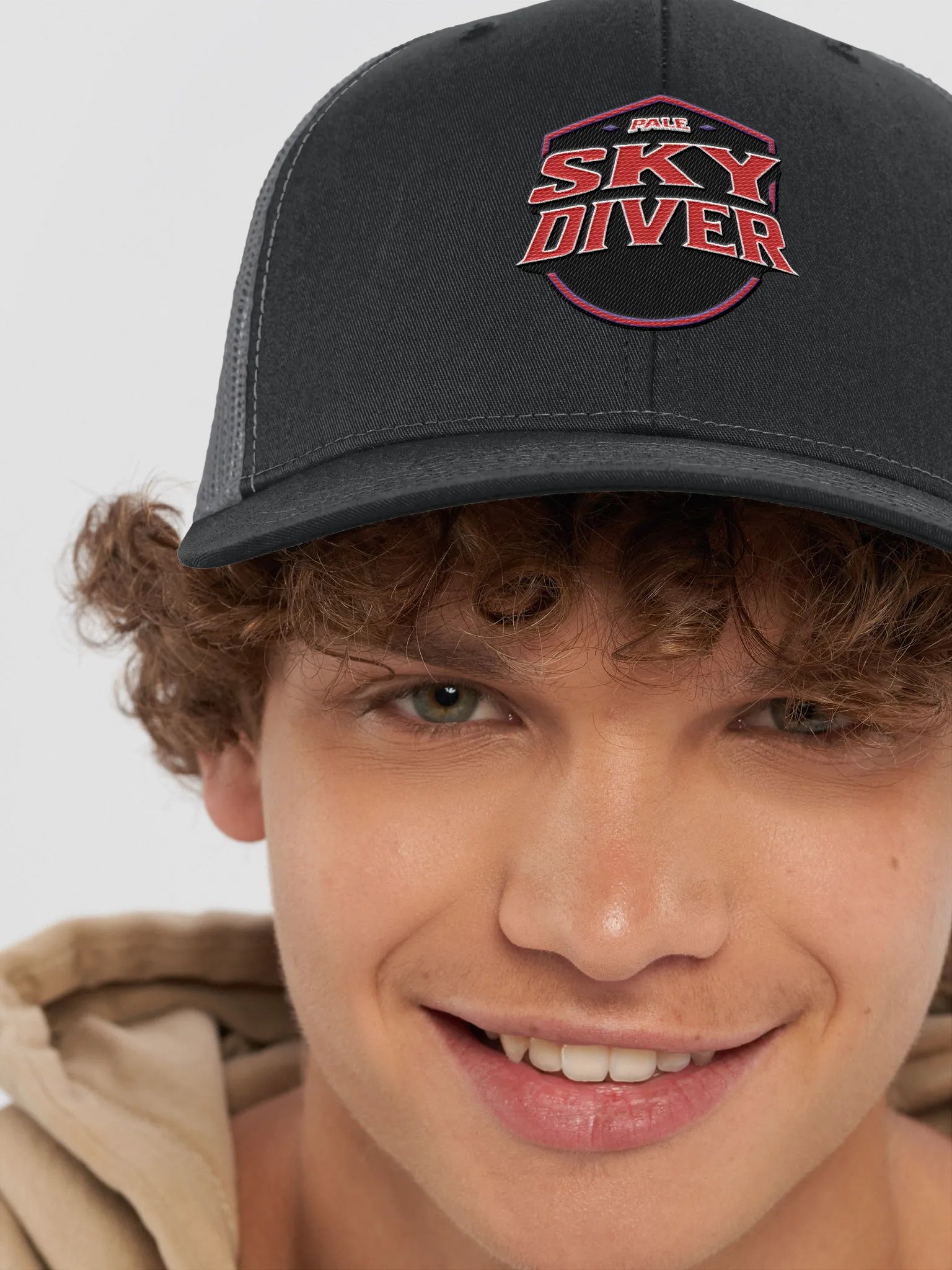 Trucker style shield logo hat product image (8)
