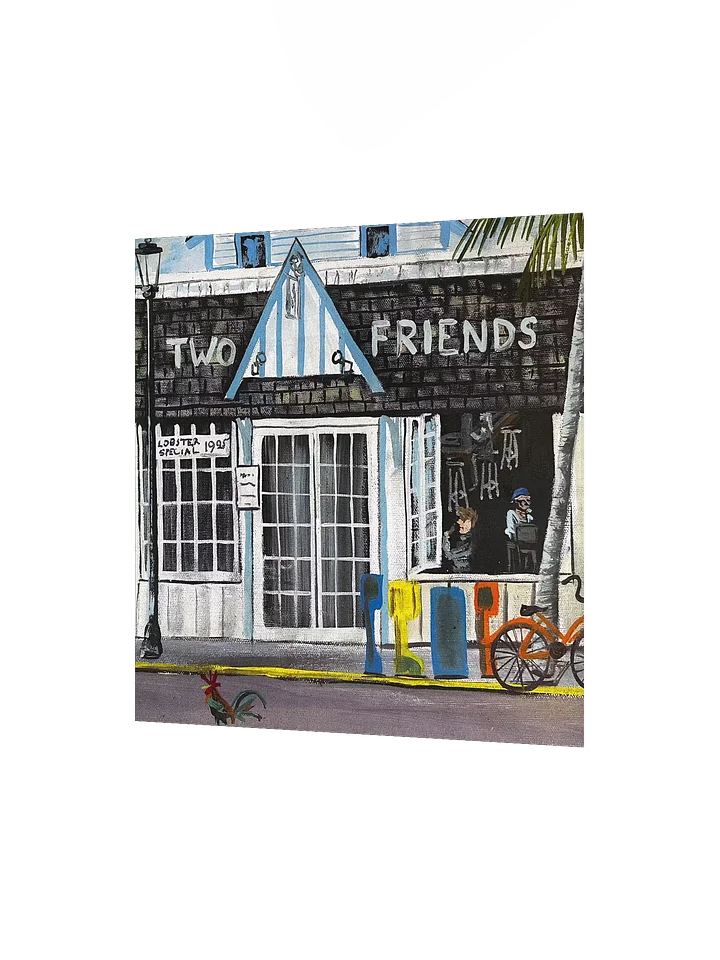 Rick Burnett Two Friends Karaoke Square Poster product image (2)