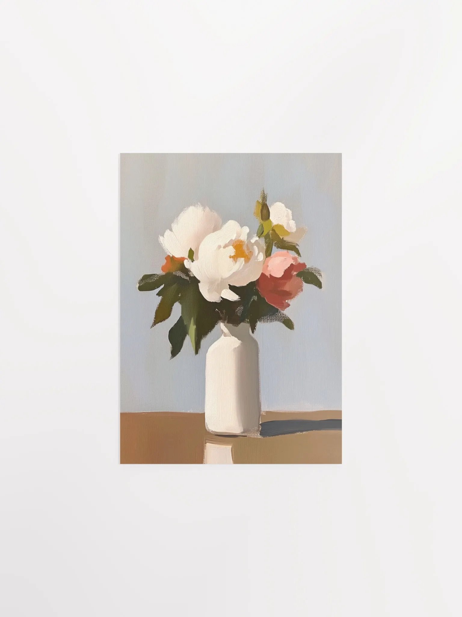 Modern Farmhouse: Peonies Vase I Art Print product image (4)