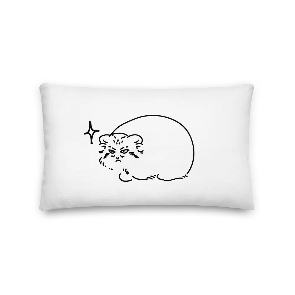 Grumpy Manul - Pillow product image (2)