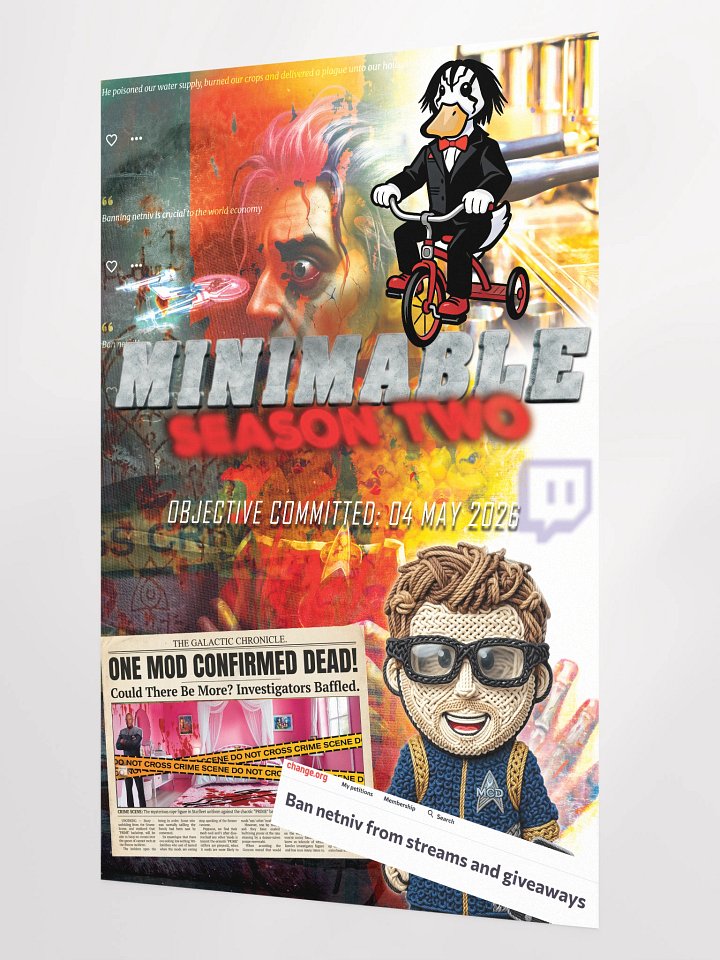 Minimable Season Two Poster 24" x 36" product image (2)