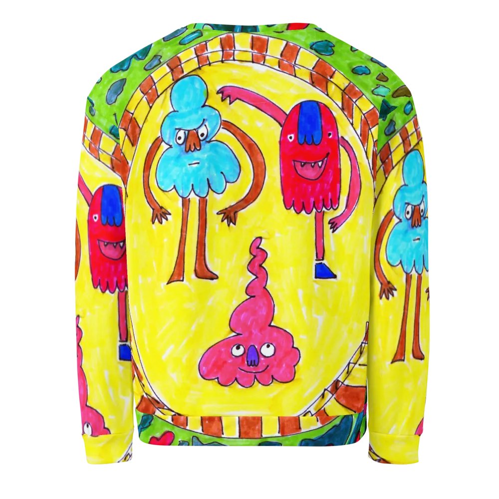Abstract Doodle Folk Unisex Sweatshirt product image (5)