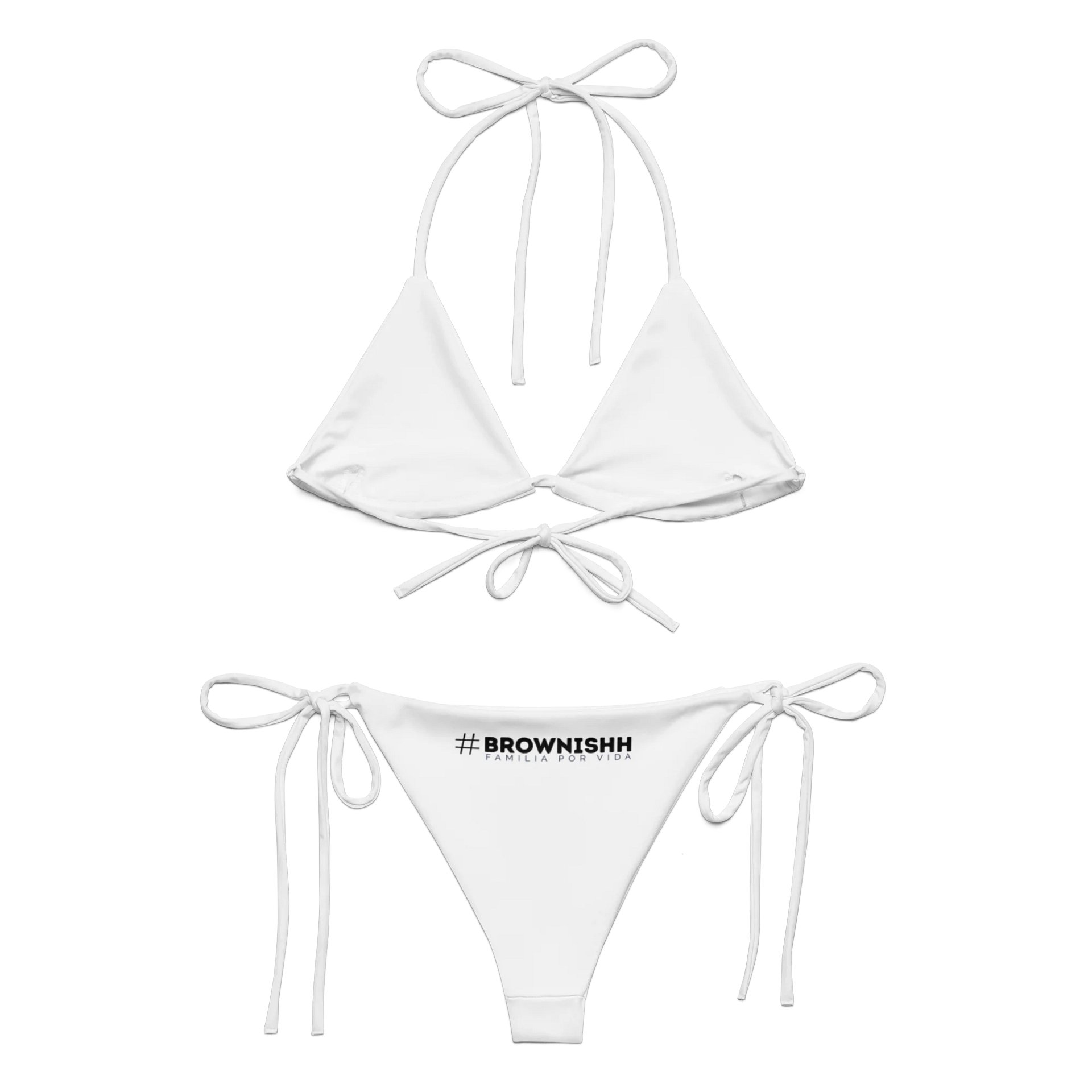 #Brownishh - String Bikini (White) product image (2)