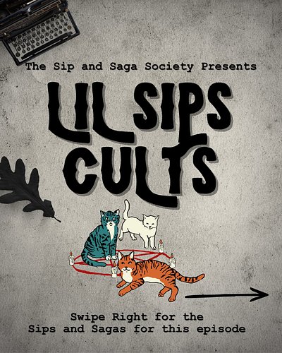 It is OFFICIALLY SPOOKY SEASON!
We chose Cults to go with our book club book :
Witchcraft for Wayward Girls by Grady Hendrix
...