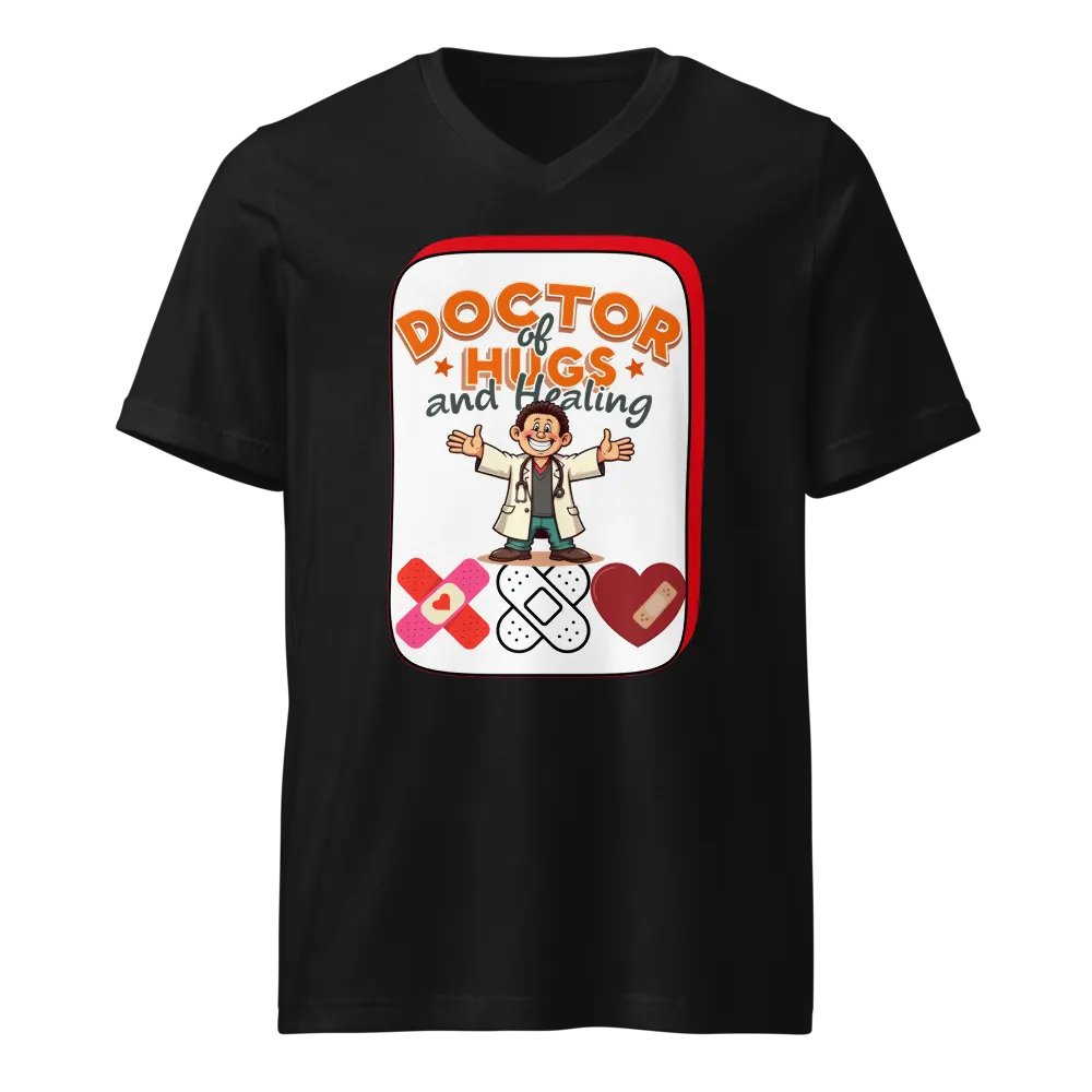 Doctor of Hugs and Healing V-Neck Tee product image (1)