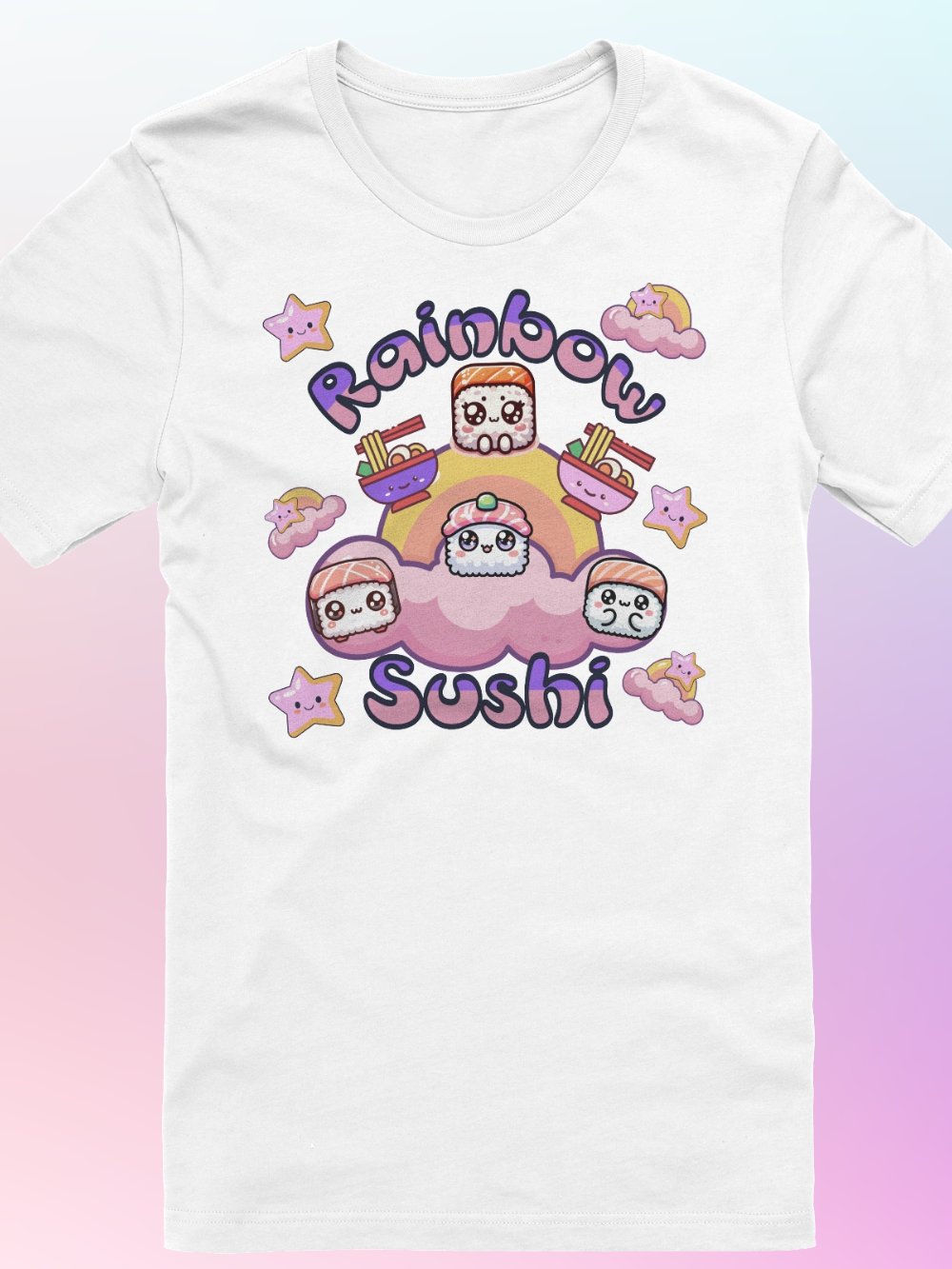 Rainbow Sushi Delights T-Shirt product image (1)