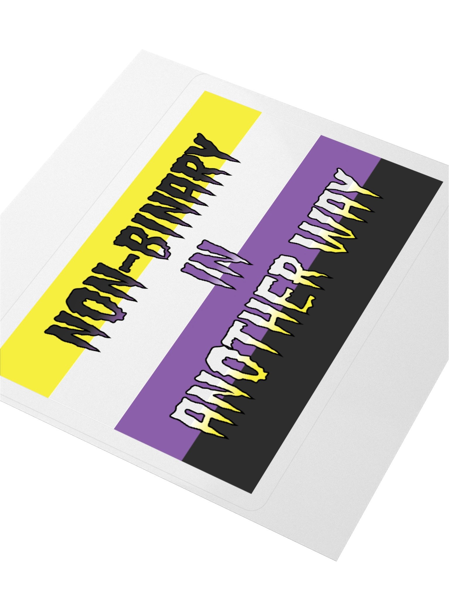 Non-binary In Another Way Sticker product image (9)