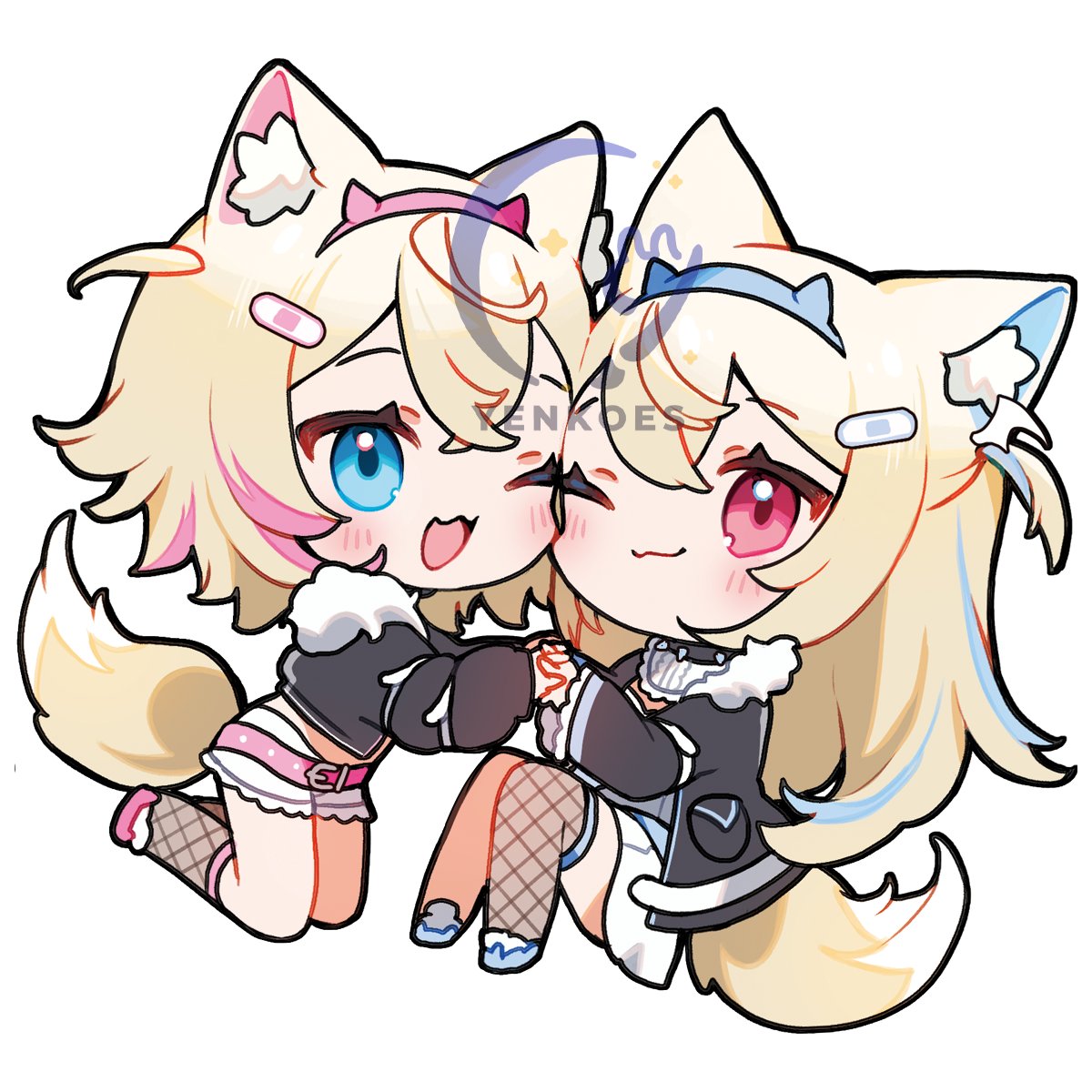 FuwaMoco Keychain product image (1)