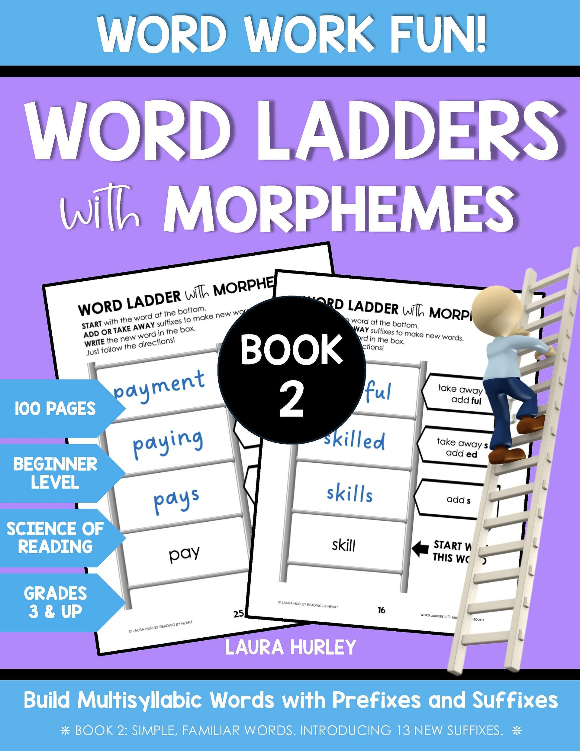 Word Ladders With Morphemes # 2 - Beginner Level B product image (1)