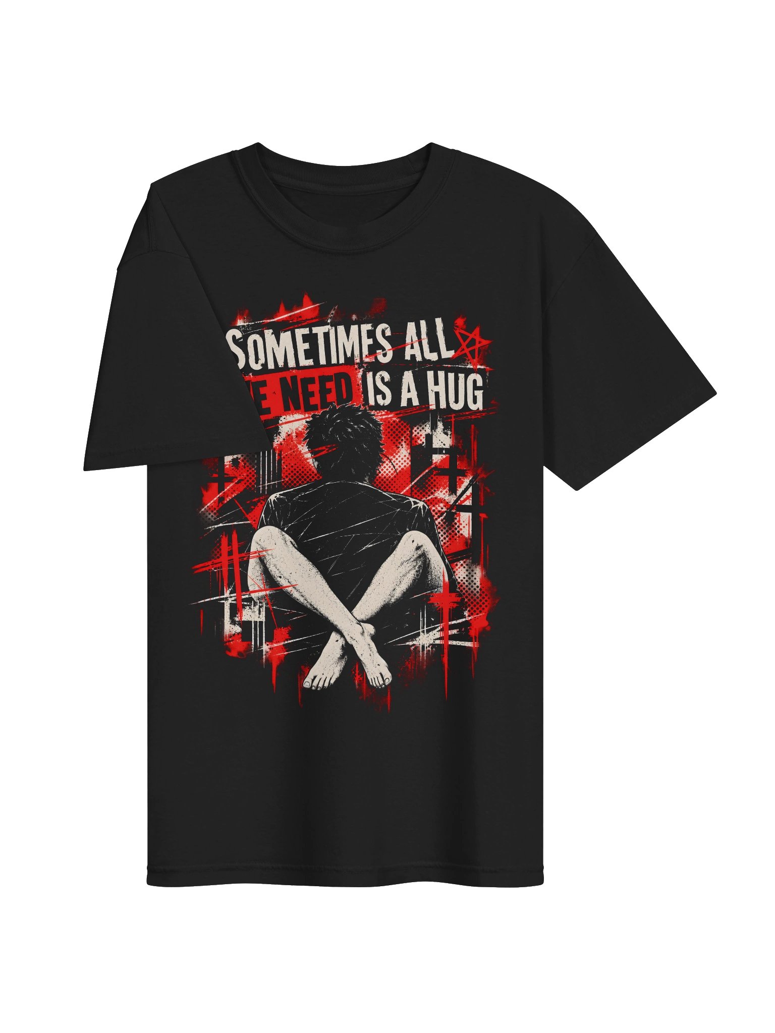 All We Need is a Hug Heavyweight Vintage Graphic Tee product image (3)
