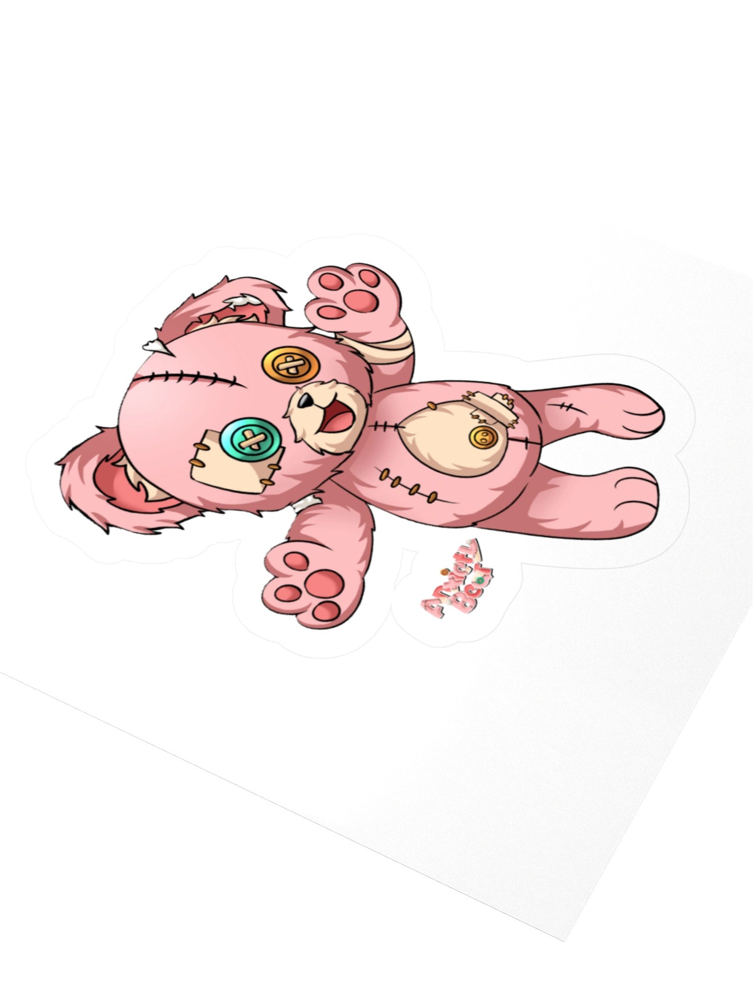 Chibi Anxiety Bear Sticker product image (7)