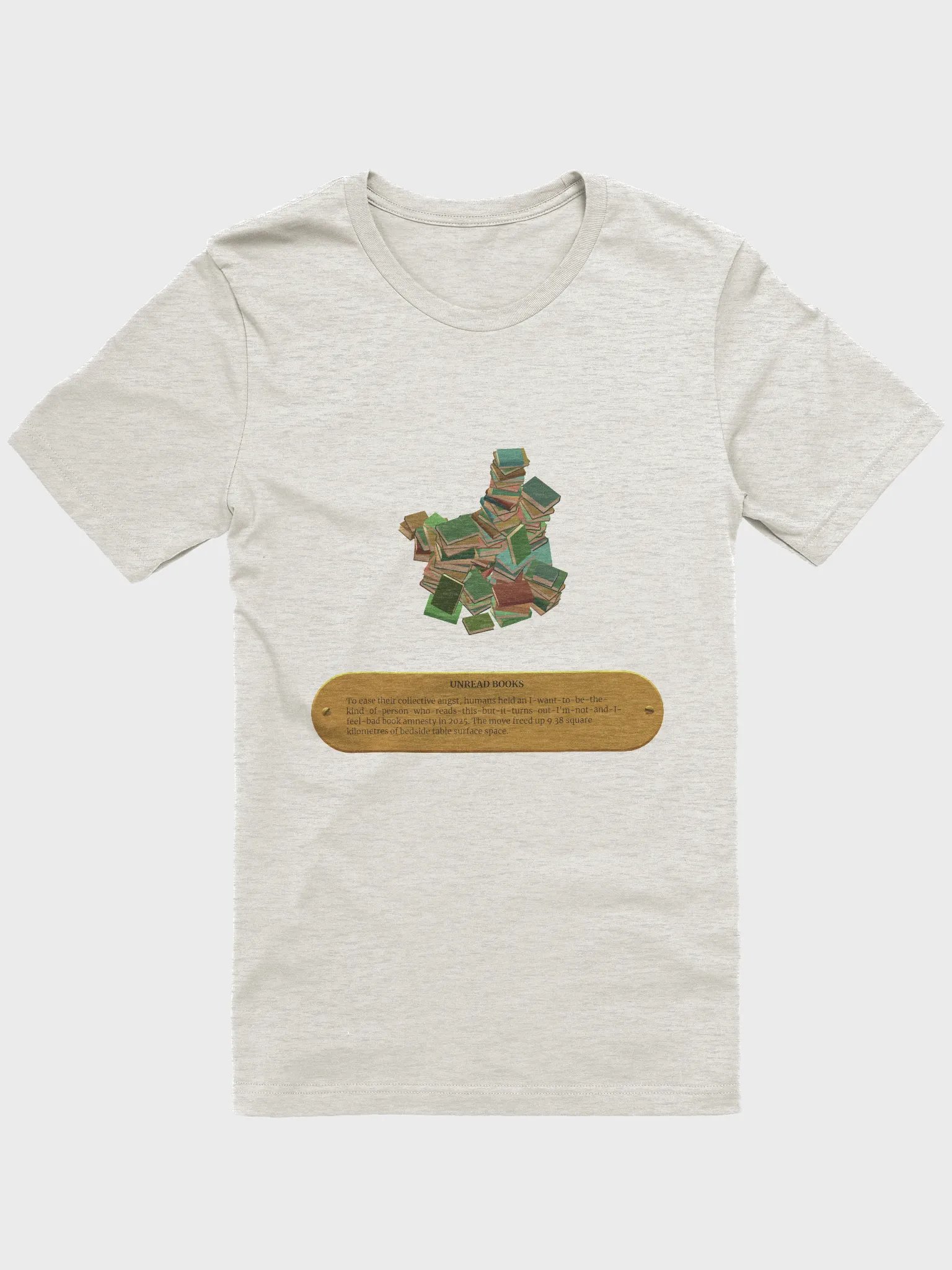 A Monster's Expedition T-Shirt - Pile of Unread Books Exhibit product image (5)