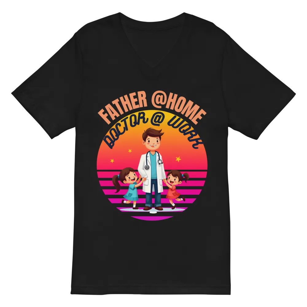Doctor Dad V-Neck Tee product image (3)