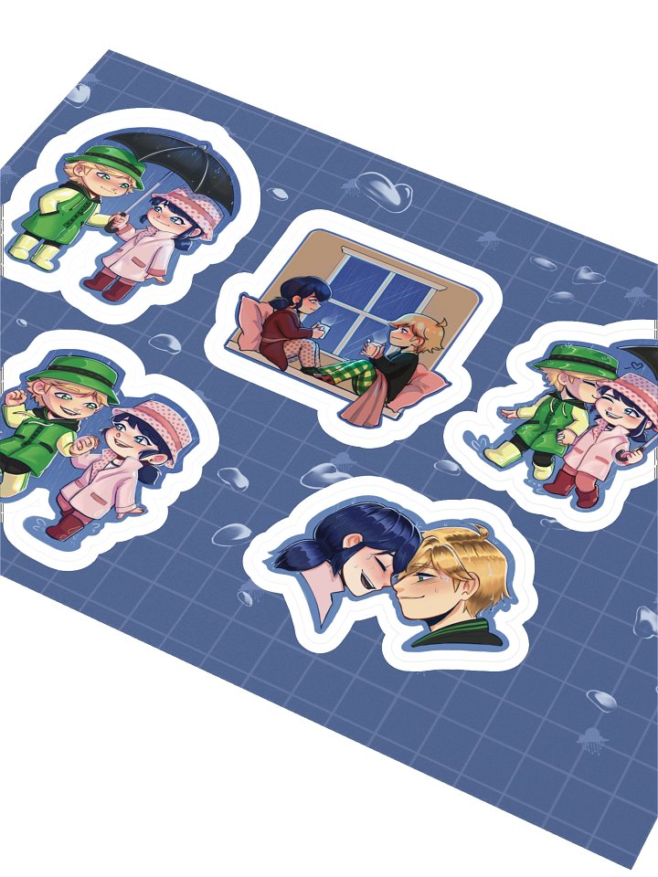 In the Rain Sticker Sheet product image (2)