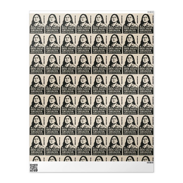 Dios Salve Grijalva - Liberen Los Archivos🕵️‍♀️ Micro Wildpost Trolling Paper Español product image (1)