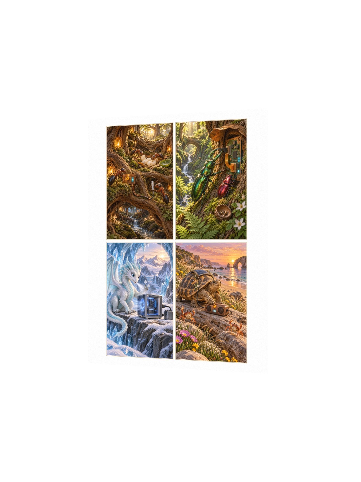 Woodland Circuit Small Art Print product image (2)