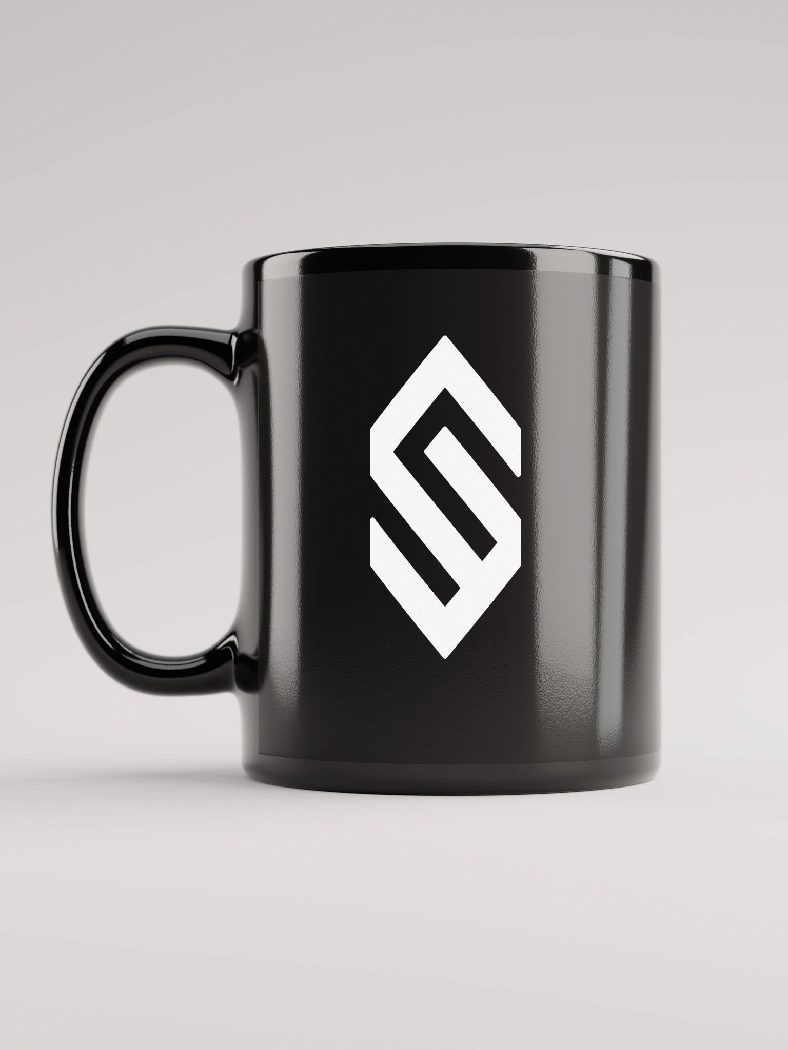 Mug Black Glossy Empires of Stone logo product image (11)