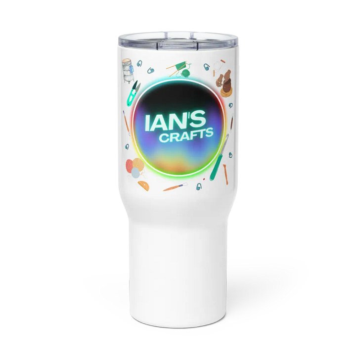 Ian's Crafts Logo Travel Mug with a Handle product image (1)