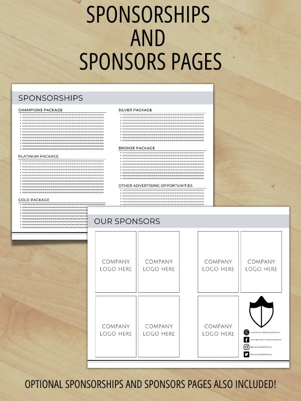 Multi-Page Bi-Fold Program or Brochure Template product image (5)