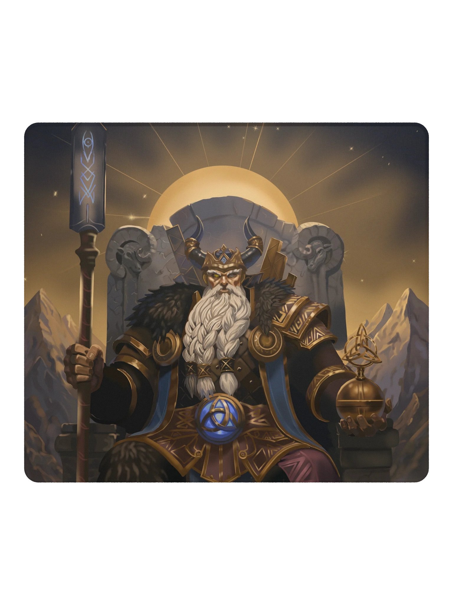 The Emperor Odin Mousepad - Feyluna product image (2)