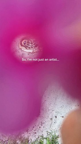 Just a nature artist making a sea turtle… or am I? 😉🐢✨

Happy World Sea Turtle Day (16 June 2026)! When I'm not creating art ...