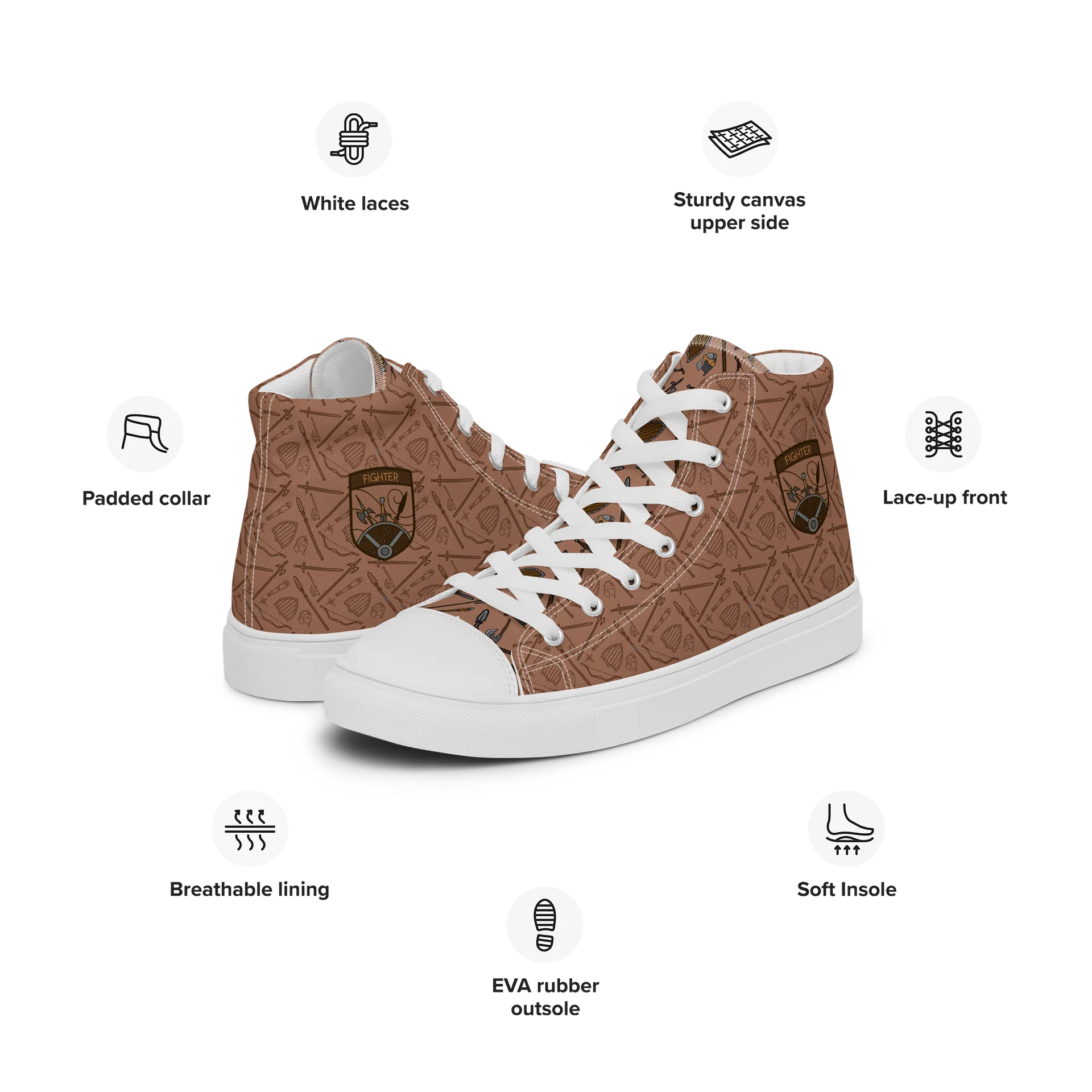 Womens Fighter High Tops product image (2)