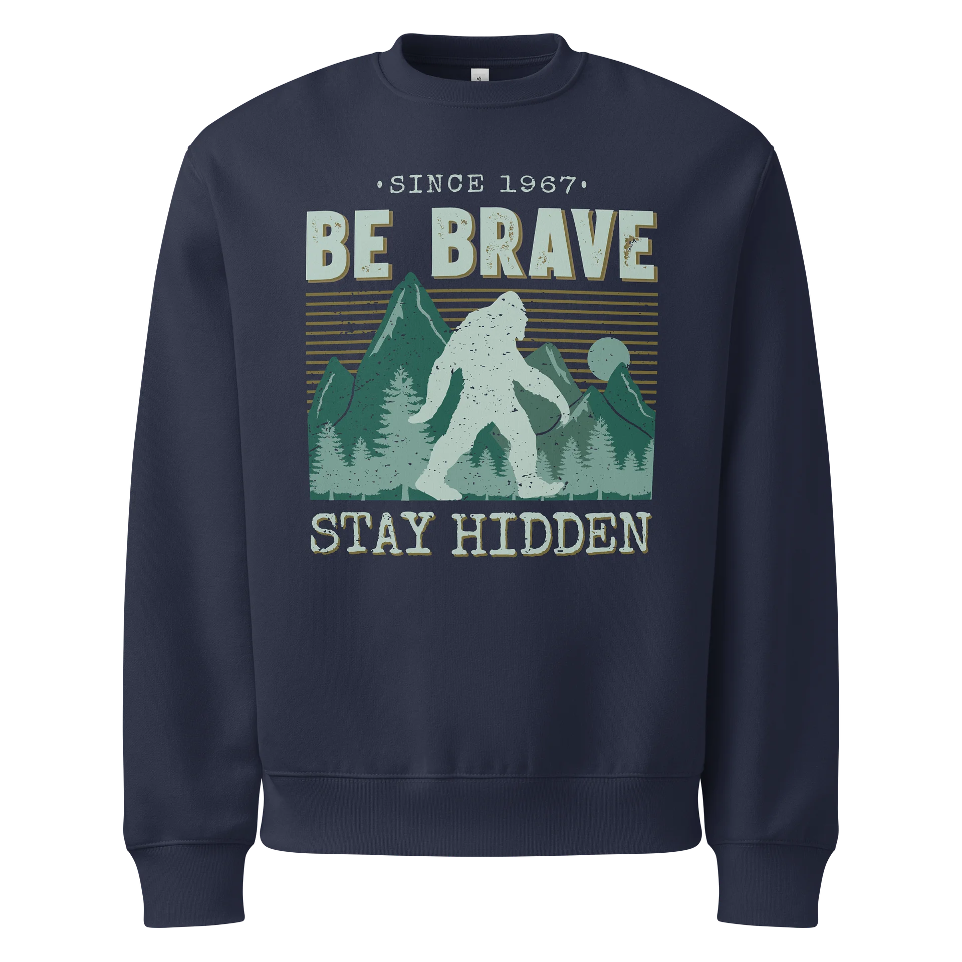 Be Brave Stay Hidden Oversized Crewneck product image (9)