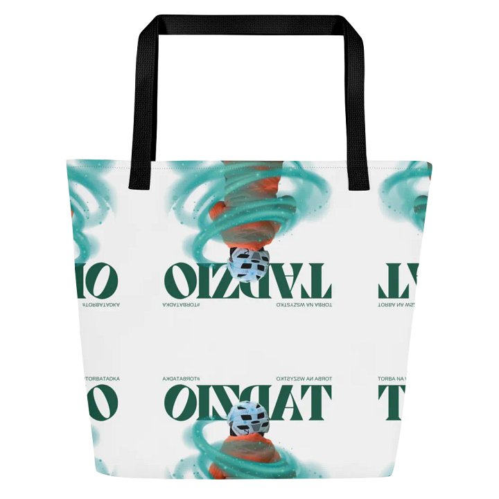 Glitch Wheel All-Over Tote Bag product image (2)