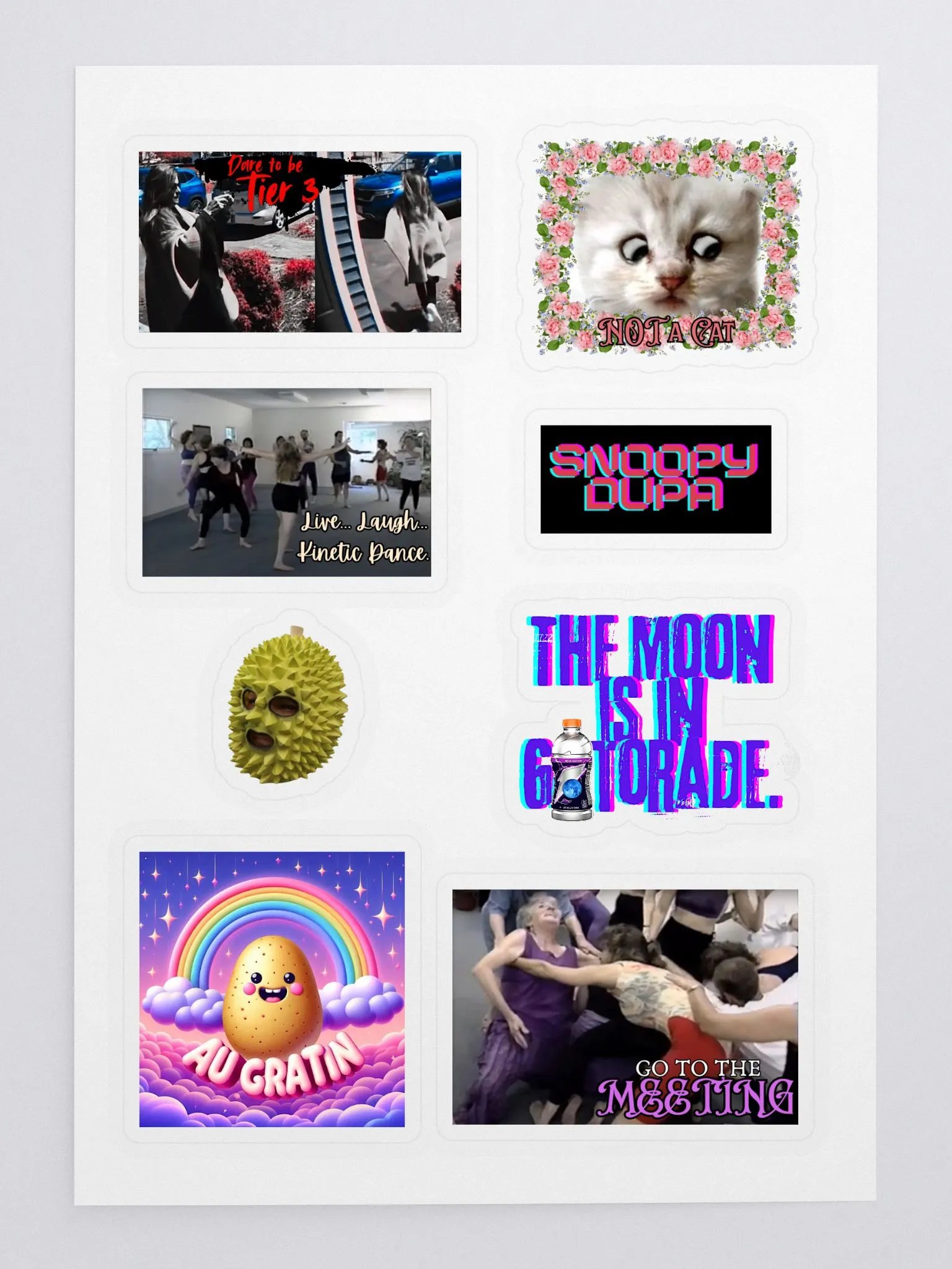 SNOOPY DUPA 8-PACK STICKER SHEET! product image (3)