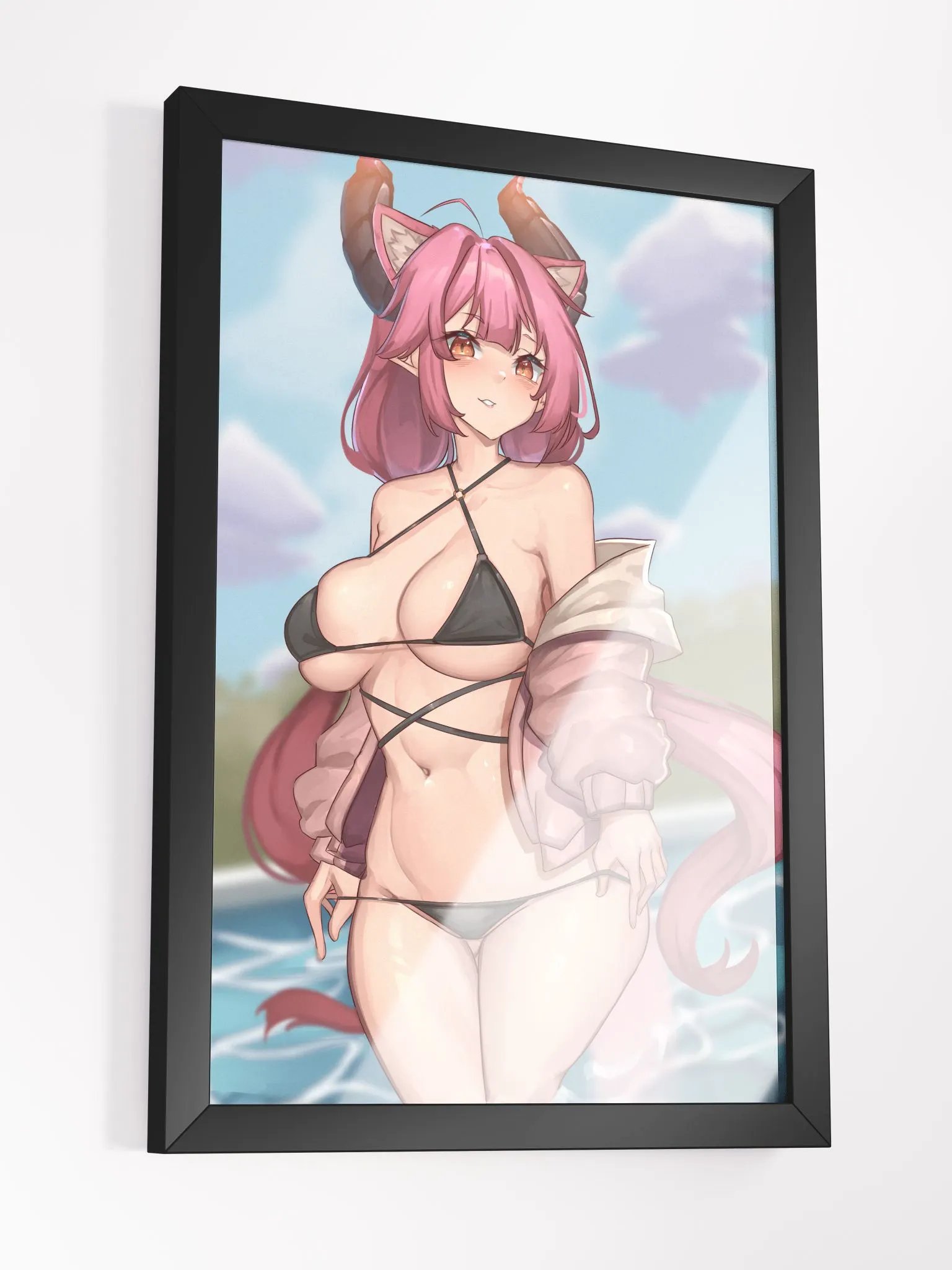 Blushie Beach Episode Framed Print product image (3)