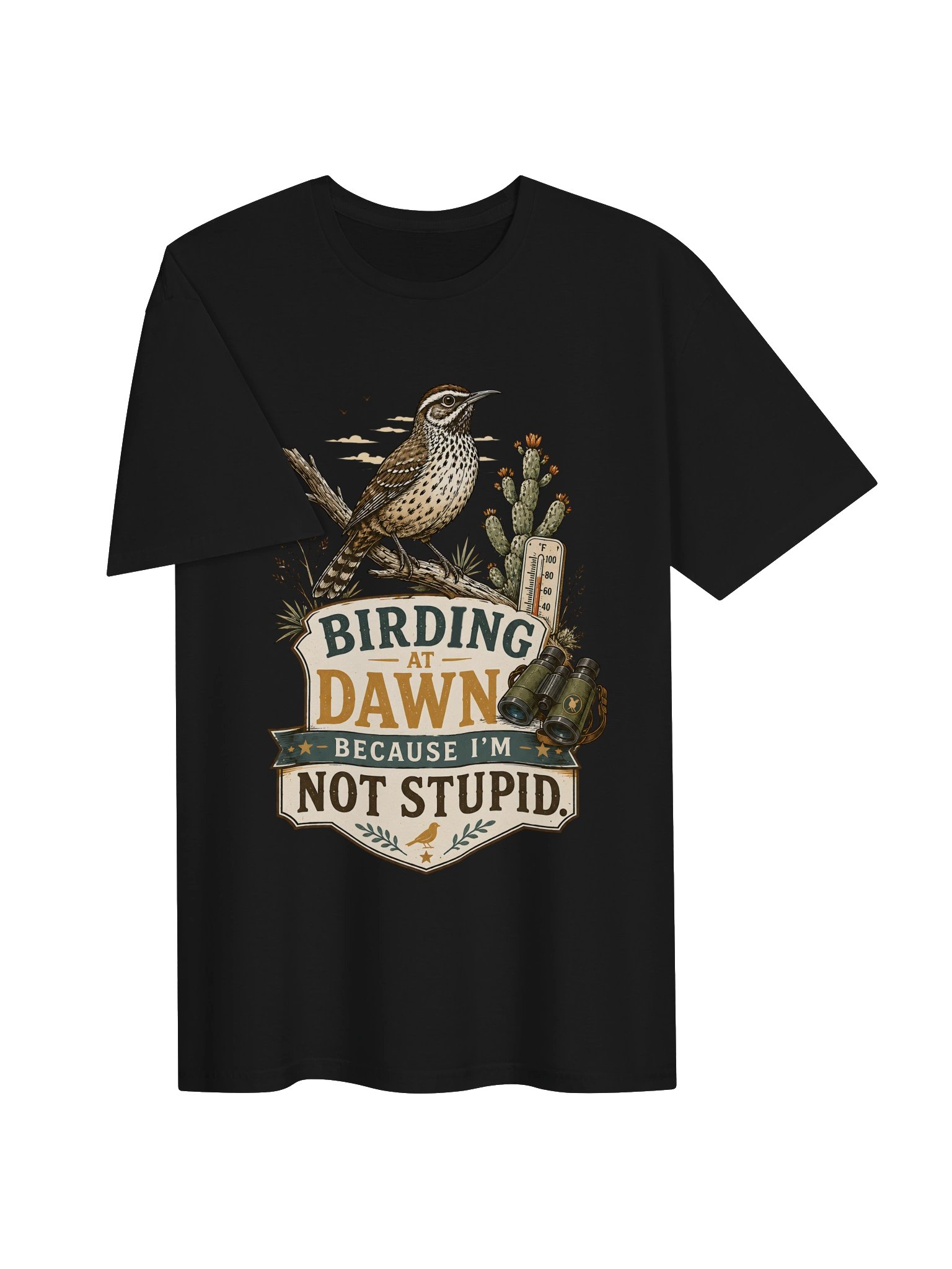 Birding at Dawn Funny Vintage Tee product image (19)