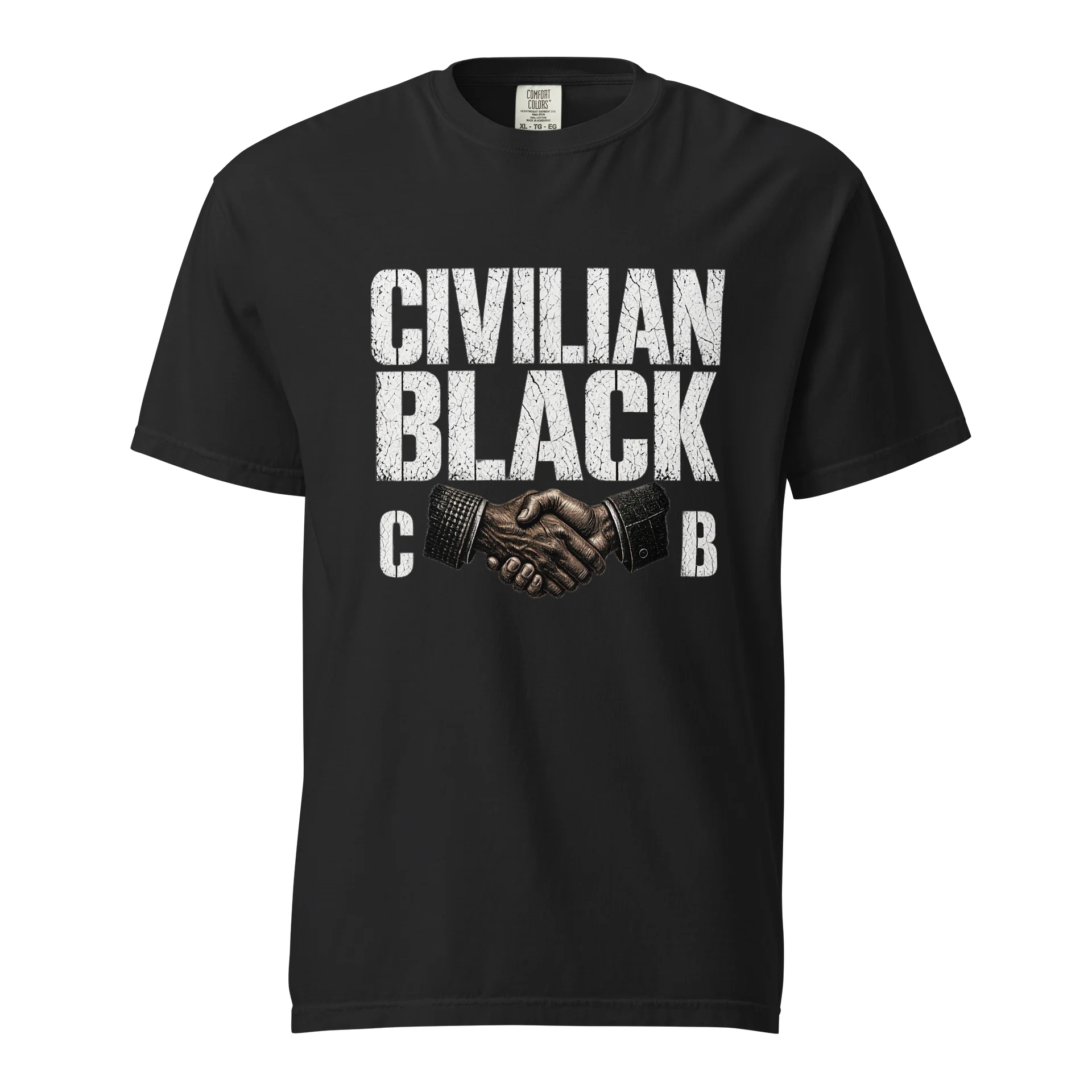 Civilian Black [(C.B)Solidarity & Peace handshake] product image (1)